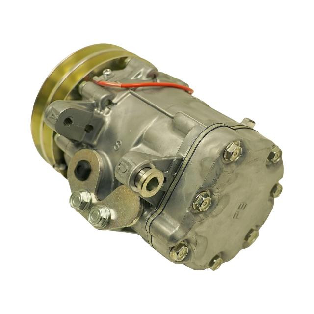 7B10 Compressor with Double V-Groove Pulley and Standard Finish