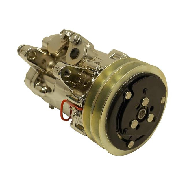 Sanden SD-7B10 Compressor Double V-groove pulley, Chrome Finish