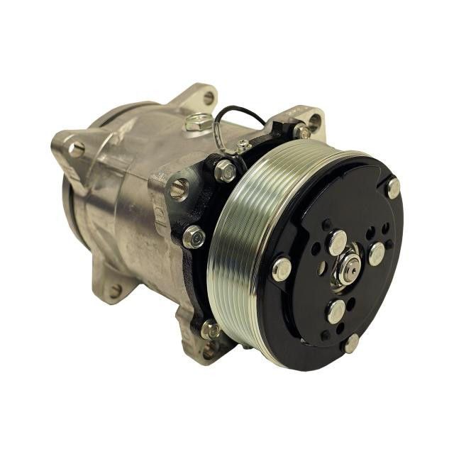 Sanden SD 508 Rear Exit Compressor 7-Groove serpentine pulley Rear