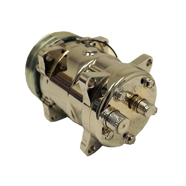 Sanden SD 508 Rear Exit Compressor Double V-groove pulley Rear