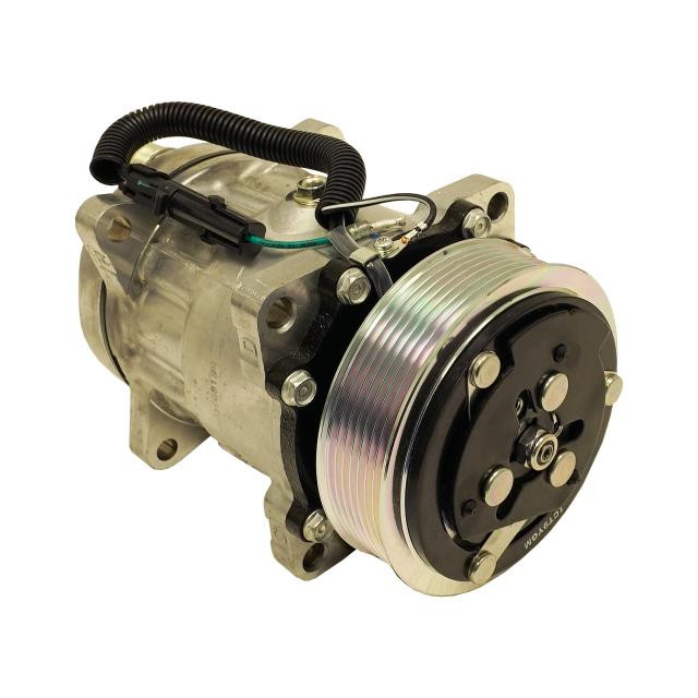 Sanden SD 709 Rear Exit Compressor 7-Groove serpentine pulley Rear Sanden SD 709 Rear Exit Compressor 7-Groove serpentine pulley Rear
