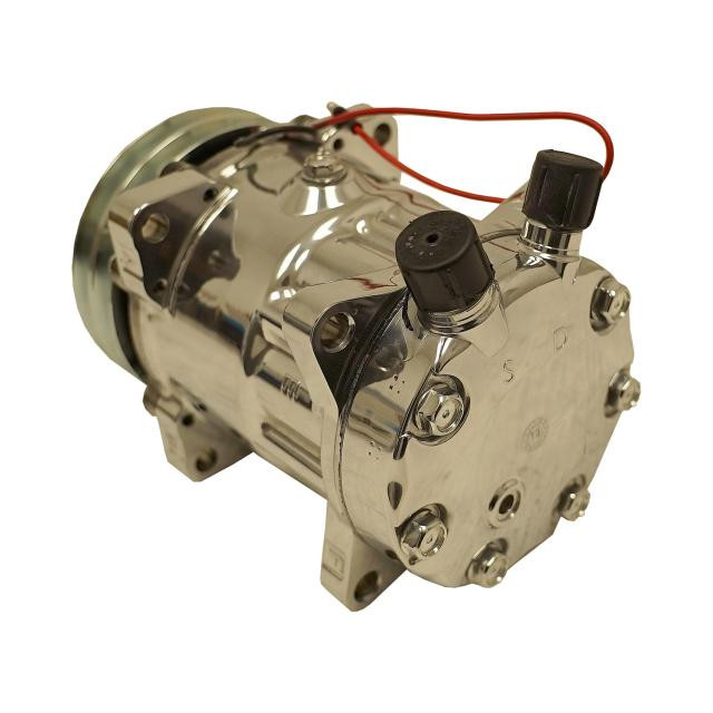 709 Compressor with Double V-Groove Pulley and Polished Finish ...