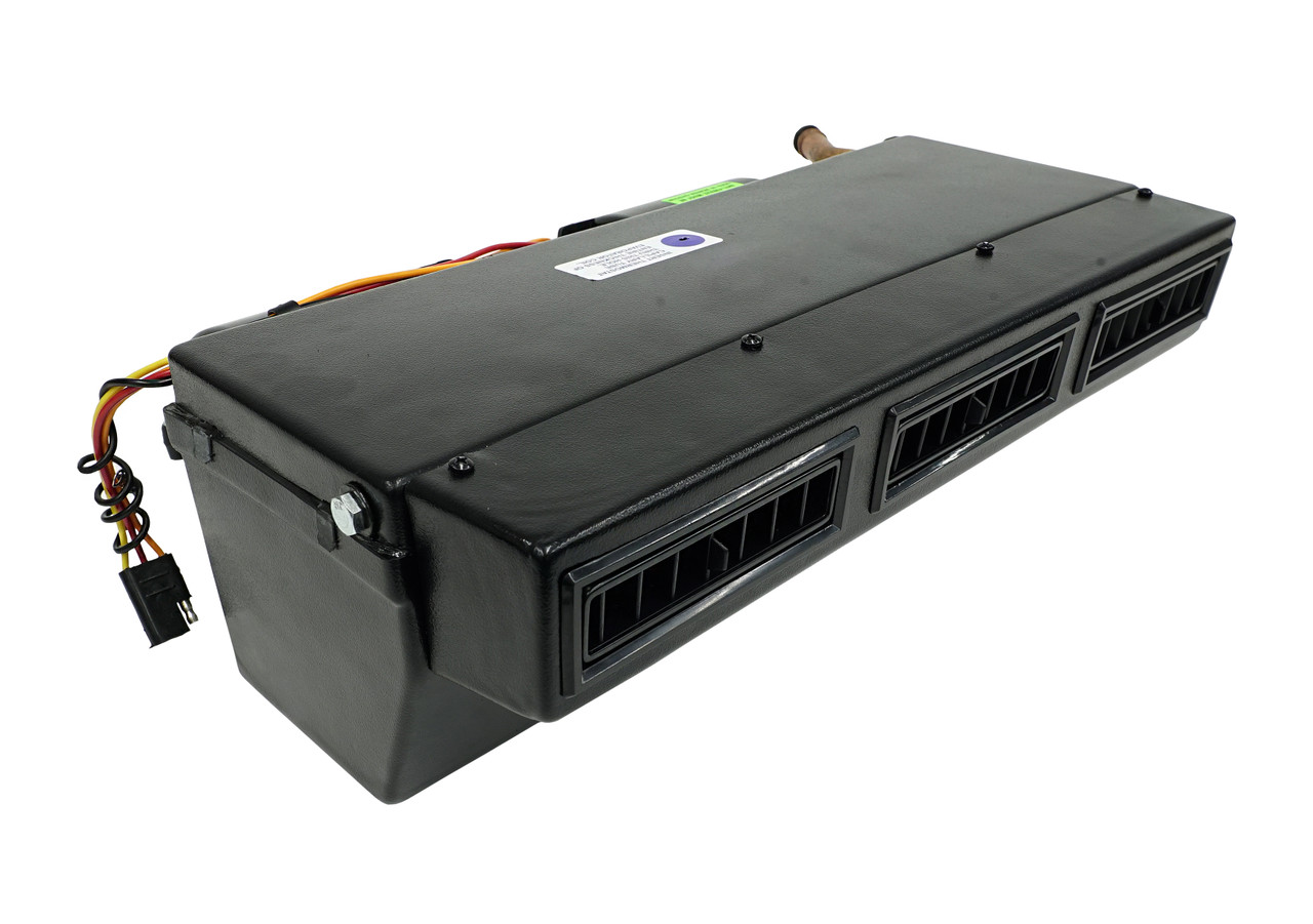 その他 Vita est fun Mini Slimline Under Dash System - Heat and Cool with Black Louvers