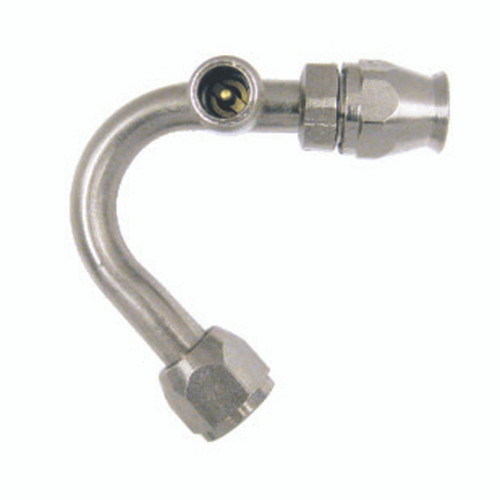 Braided Line Fitting 135 Degree with 134a Service Port for NO 10 Hose