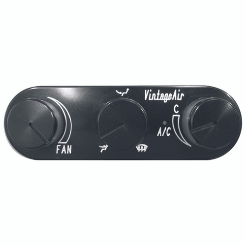 Upgrade 3-Knob Gen IV & 5 ProLine™ Oval Horizontal Control Panel with Black Anodized Face and Knobs