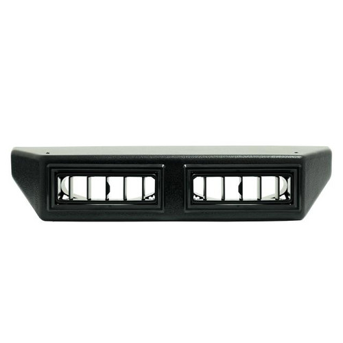 Double Under Dash Louver Assembly for 2-Inch Hose All Black