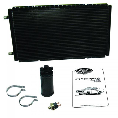 1970-74 Barracuda/Cuda/Challenger with Factory Air Gen IV SureFit™ Condenser Kit with Drier