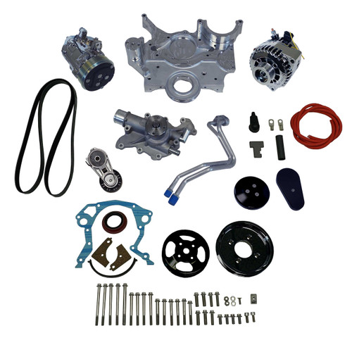 Front Runner™ Drive System, Small Block Ford, Black/Chrome, without Power Steering