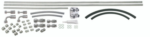 ProLine Stainless Steel AC line kit R-12 - 134a with 4-way bulkhead