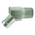 Angled Stainless Steel Heater Fitting  45-Degree