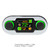 Dakota Digital HDX/RDX Automatic Climate Control - Chrome/Black Alloy