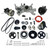 Front Runner™ Drive System, GM LT1, Dry-Sump, Black, with Power Steering, with Black Compressor and Alternator