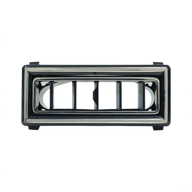 Louver for 2.5-In. Hose 3.875-Inch x 1.562-Inch Black with Chrome
