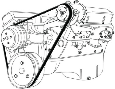 Steel-eez® Side-Mount Bracket Long Pump Compressor Only (driver