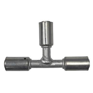 Beadlock Male T-Fitting NO 10 Reduced Barrier Hose - Vintage Air