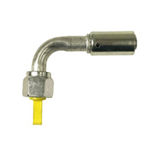 Ac Service Port Beadlock O-Ring Fitting - 90 Degree NO 10 Hose Fitting