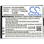 CS-ACX100MC Battery | 600mAh Li-Polymer Camera Battery - Foto 5