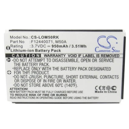 Batterie 950mAh Pour Logitech DiNovo Mini – Neuf Rechargeable Li-ion