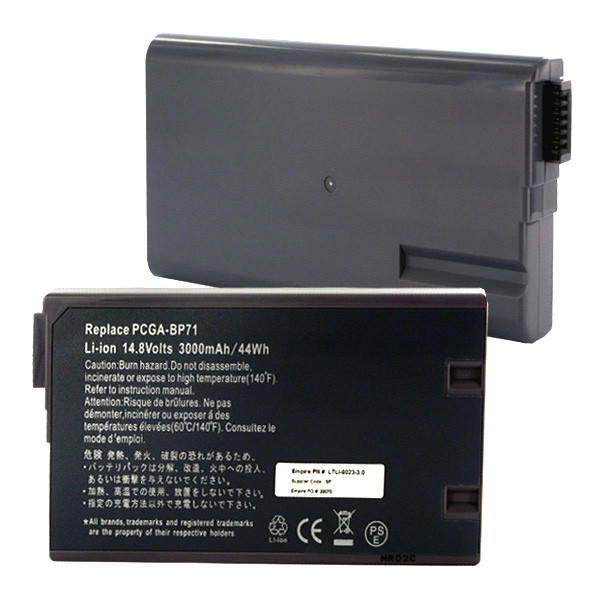 Empire Scientific Sony VAIO PCG-XR1E/BP Laptop Battery BB-186090 