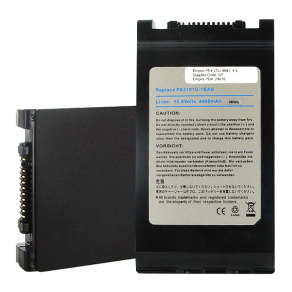 Empire Scientific Toshiba PA3191U-1BAS Laptop Battery BB-189296