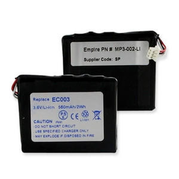 MP3 PLAYER BATTERIES Apple iPod M9801CH/A BB-094815