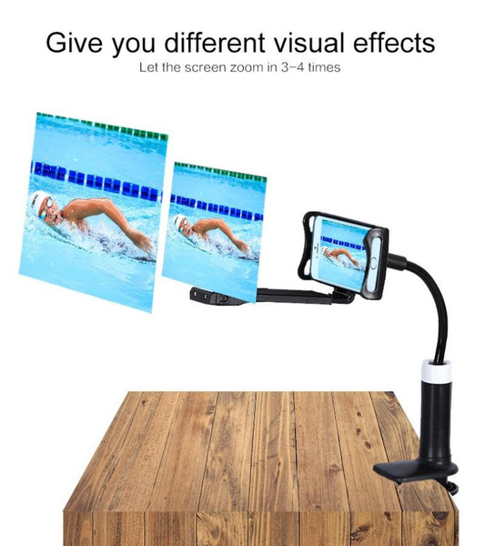 12 Mobile Phone HD Projection 3D Magnifier with Stand
