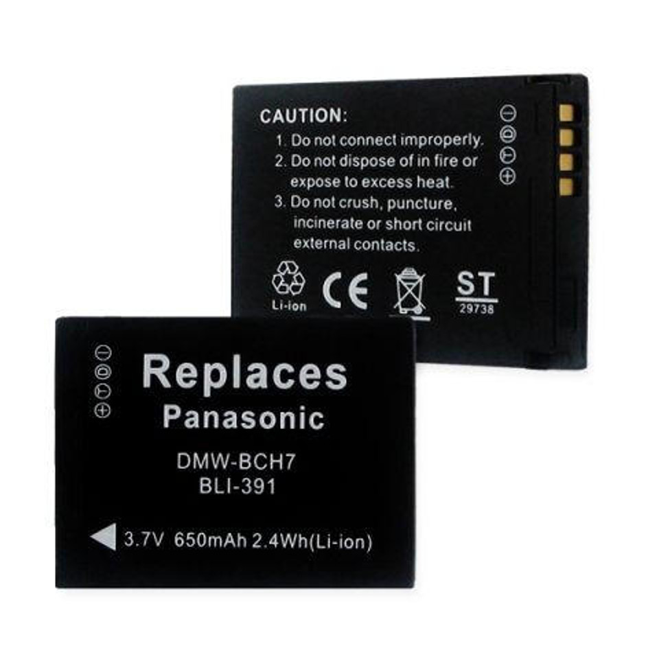 CAMCORDERS AND CAMERAS Panasonic DMWBCHPP battery, 650mAh bb-077474  CAMCORDERS AND CAMERAS Panasonic DMWBCHPP battery, 650mAh bb-077474