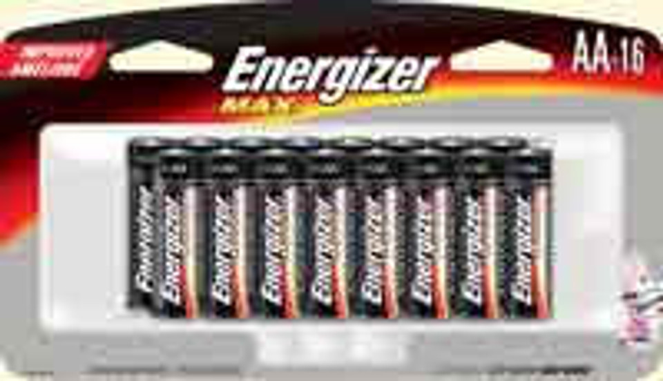 HOUSEHOLD BATTERIES AA Batteries - Energizer Max - 16 Pack BB-000460 