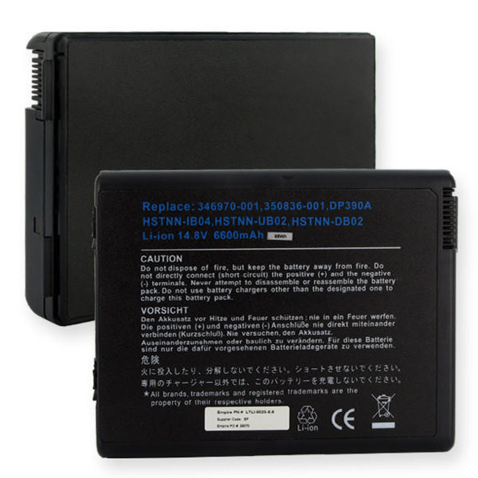 Empire Scientific Hewlett Packard Pavilion ZV5171EA-PB542EA Laptop Battery BB-186764 