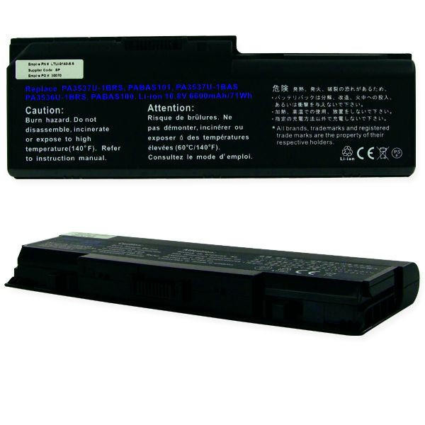 Empire Scientific Toshiba Satellite P200-1BK Laptop Battery BB-196385