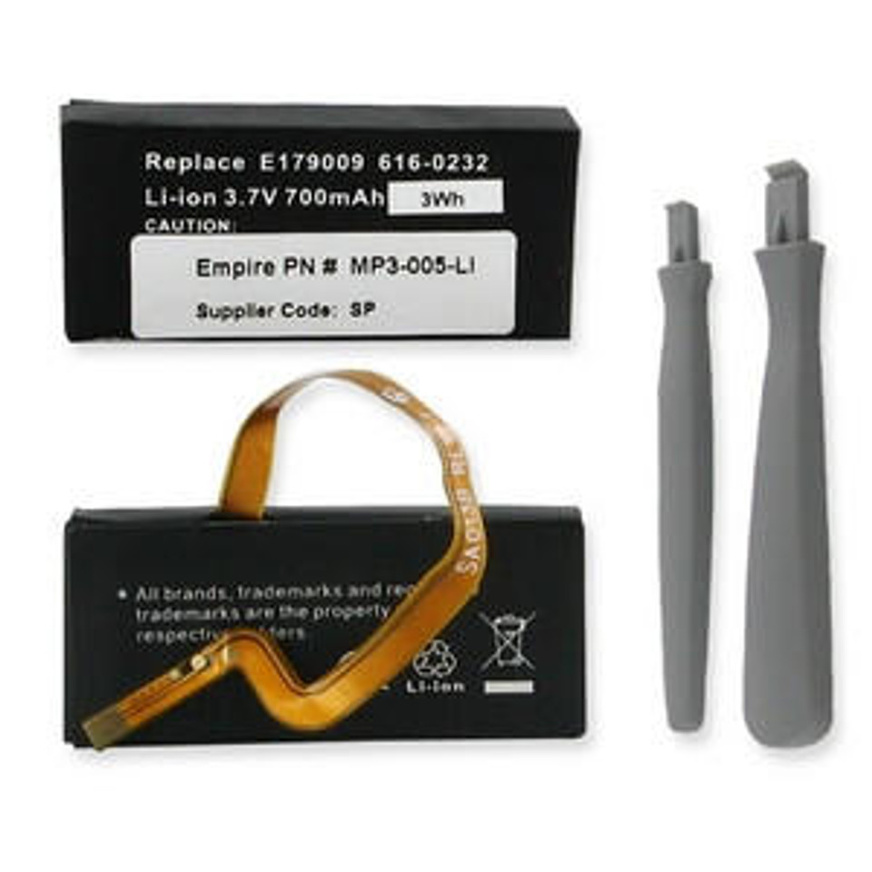 MP3 PLAYER BATTERIES Apple iPod MA147DK/A BB-094968