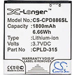 Vodafone Smart 4 Battery 889N as Accucell Replica Suitable for CPLD-315