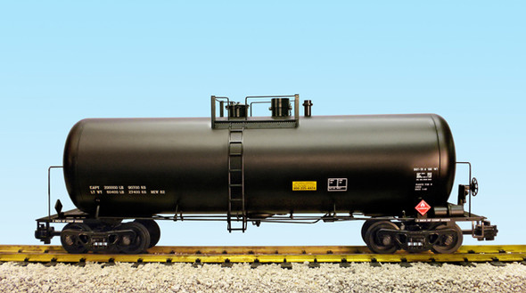 Undec. Black 42ft. Modern Tank Car