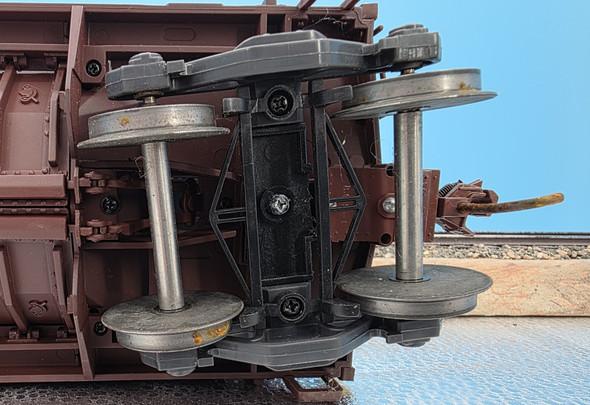 LGB PRR Ore Cars Used W/Custom Steel Wheels, Kadee Gauge 1 Couplers No Box
