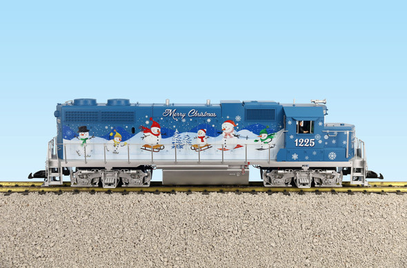 CHRISTMAS GP38 SNOWMAN BLUE