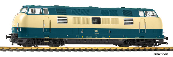 Piko DB IV BR 221 Diesel, Blue/Beige (Sound) (G-Scale)