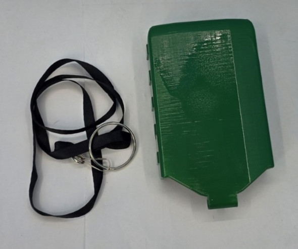 Rail Pro HC-2 Transmitter Holder with Lanyard - Green