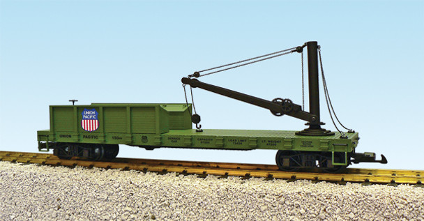 Union Pacific Derrick Car W/Brass Boom