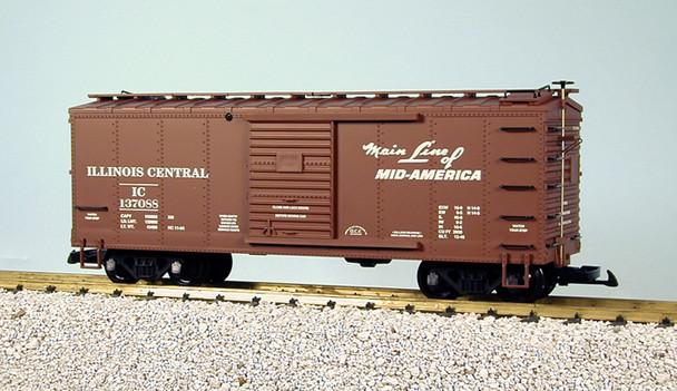 Illinois Central #137087 - Box Car Red