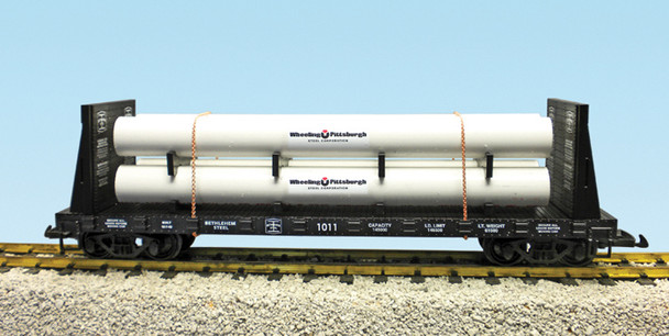 BETHLEHEM STEEL PIPE LOAD FLATCAR #1012