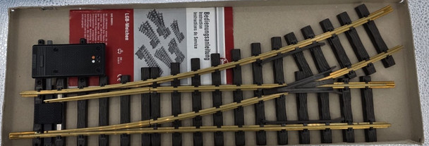 Used LGB R3 BRASS LH ELECTRIC TURNOUT