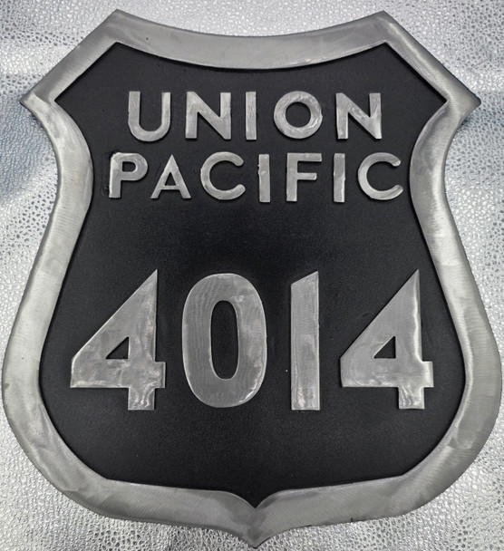 UP 4014 Builders Plate Replica