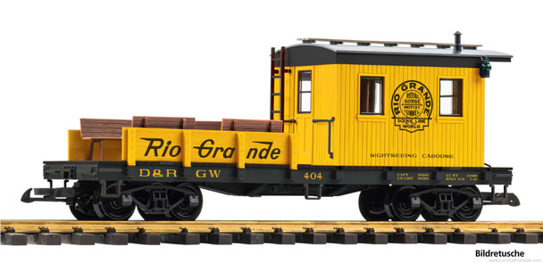 Piko 38987 Denver & Rio Grande (D&RGW) Sightseeing Caboose #404 (G-Scale)