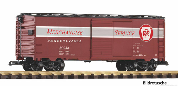 Piko 38992 PRR Merchandise Service Steel Boxcar (G-Scale)