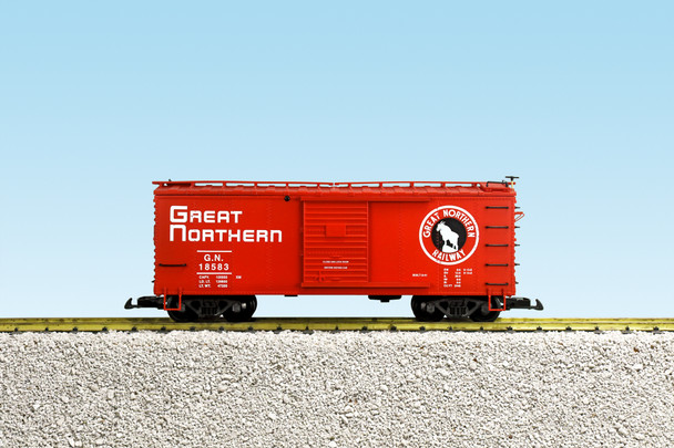 GREAT NORTHERN STEEL BOXCAR #18582 RED