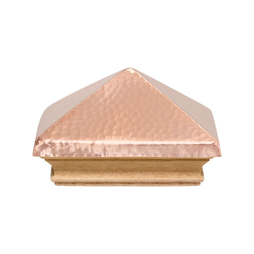 4x4 Size (FTBCH0358M)
West Indies Miterless Post Cap™ base with copper pyramid lid. Also called New England Style, the base is a Miterless design with NO Joints and the lid is a copper pyramid made of the thickest copper on the market. Put them together for a beautiful fence post top that will last a lifetime. 4x4 Size (FTBCH0358M)
West Indies Miterless Post Cap™ base with copper pyramid lid. Also called New England Style, the base is a Miterless design with NO Joints and the lid is a copper pyramid made of the thickest copper on the market. Put them together for a beautiful fence post top that will last a lifetime.