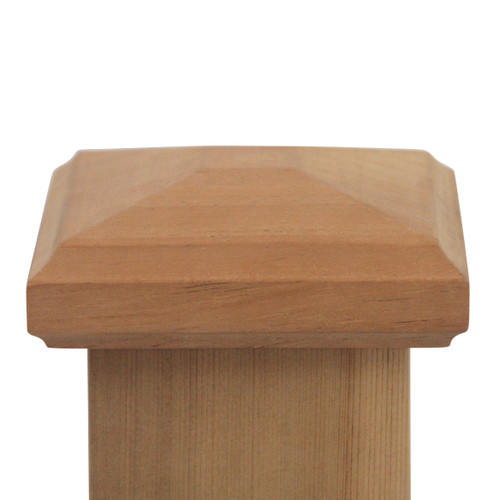 4x4 Traditional Pyramid Miterless Wood Post Cap™ 4x4 Traditional Pyramid Miterless Wood Post Cap™