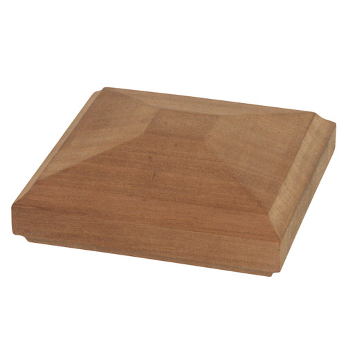 Traditional Wood Pyramid Post Cap fits 4x4 posts measuring 3 1/2" to 3 5/8" or 3 3/4" to 3 7/8". Routered Miterless base ensures a lifetime of protection from water and the elements. Miterless Post Caps™ are an affordable and lasting solution to a costly problem for any investment. Traditional Wood Pyramid Post Cap fits 4x4 posts measuring 3 1/2" to 3 5/8" or 3 3/4" to 3 7/8". Routered Miterless base ensures a lifetime of protection from water and the elements. Miterless Post Caps™ are an affordable and lasting solution to a costly problem for any investment.
