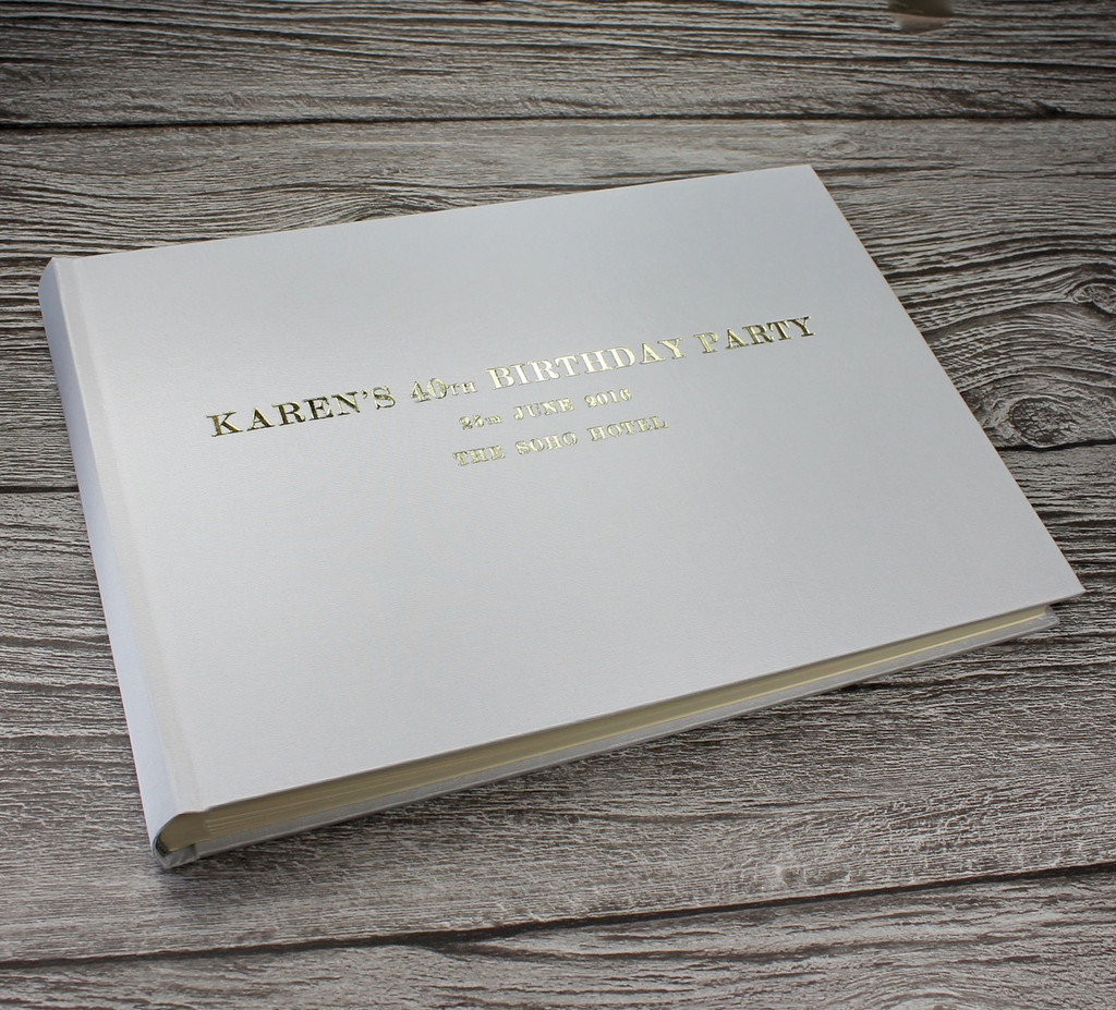 Photo Booth Guest Book | Platinum Silver Satin