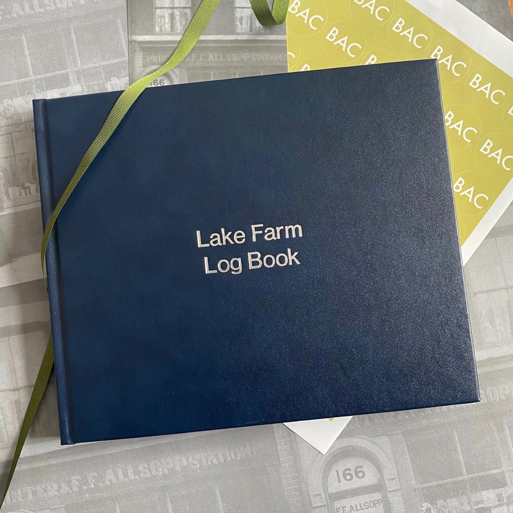 Visitor Guest Book | Navy Blue Leather